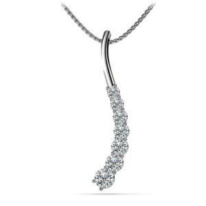 Sophisticated Diamond Journey Pendant