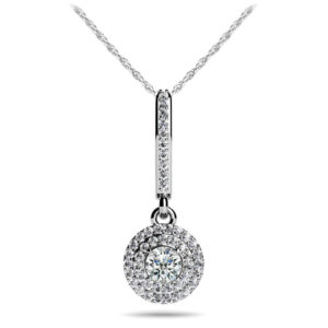Enduring Sparkle Diamond Drop Pendant