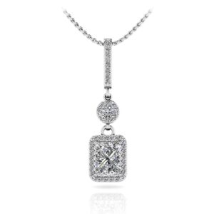 Love Spell Diamond Drop Pendant In Platinum Or Gold