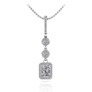 Extravagant Diamond Drop Pendant