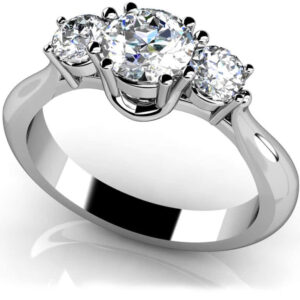 3 Stone Classic Engagement Ring