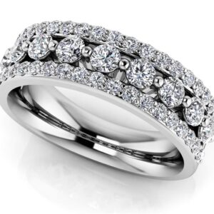 Moonlight Gala Anniversary Ring Available In Platinum Or Gold
