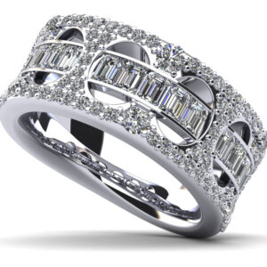 Royal Crown Diamond Anniversary Ring