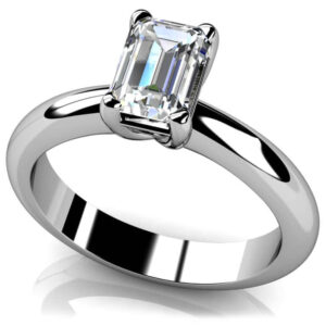 Emerald Cut Solitaire Ring