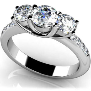 Eleven Stone Diamond Engagement Ring