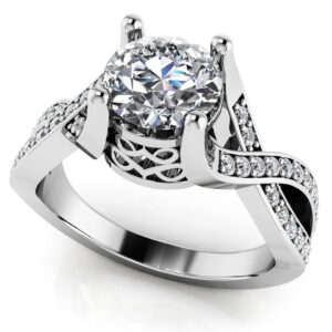 Vintage Brilliance Diamond Engagement Ring