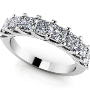 Shared Prong Princess Cut Diamond Ring In Yellow Gold White Gold And Platinum